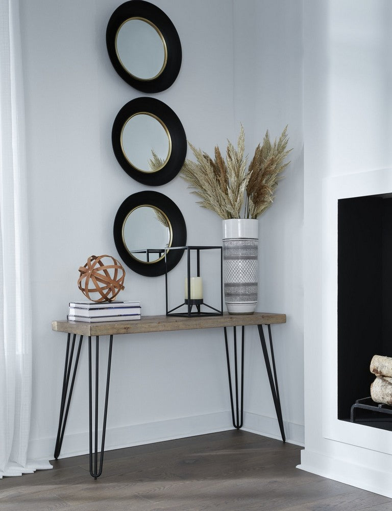 Modus Furniture - Everson Solid Fir Console Table in Sand Dollar - DVV123 view 4