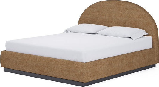 Modus Furniture - Flex California King-size Upholstered Bed in Porcini Chenille - SRXLH6 view 1
