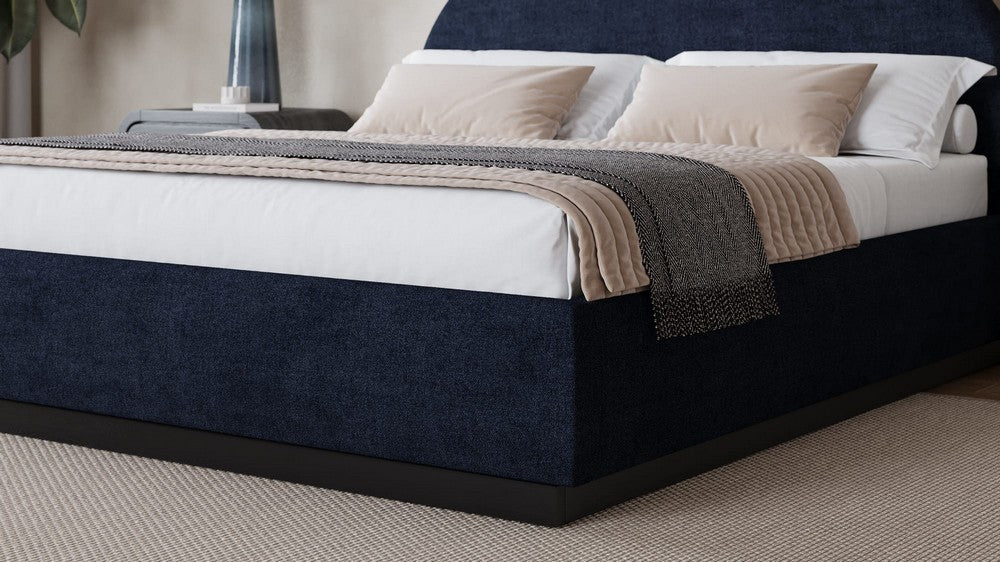 Modus Furniture - Flex Full-Size Upholstered Bed in Blue Jeans Chenille - SRXMH4 view 5