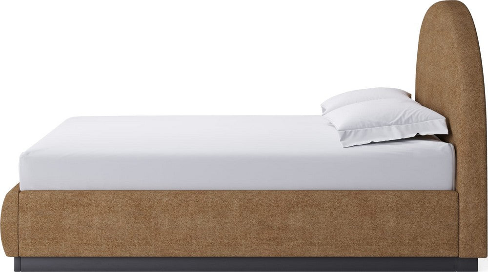 Modus Furniture - Flex Full-Size Upholstered Bed in Porcini Chenille (2026) - SRXLJ4 view 3