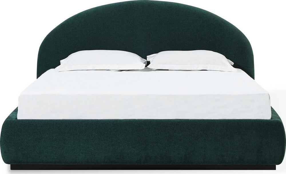 Modus Furniture - Flex Queen-size Upholstered Bed in Emerald Chenille - SRWKH5 view 2