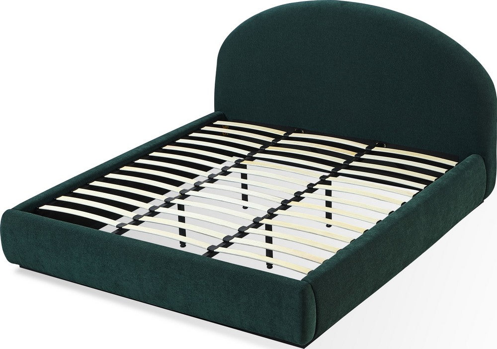 Modus Furniture - Flex Queen-size Upholstered Bed in Emerald Chenille - SRWKH5 view 4