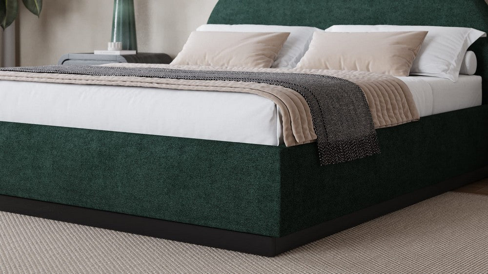Modus Furniture - Flex Queen-size Upholstered Bed in Emerald Chenille - SRWKH5 view 7