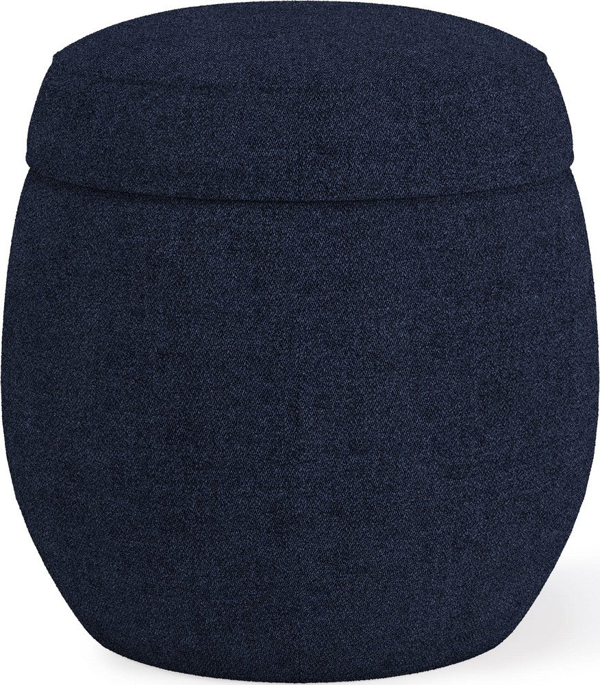 Modus Furniture - Flex Upholstered Ottoman in Blue Jeans Chenille - SRXM88 view 1