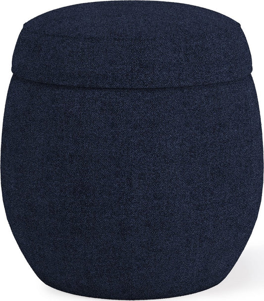 Modus Furniture - Flex Upholstered Ottoman in Blue Jeans Chenille - SRXM88 view 1