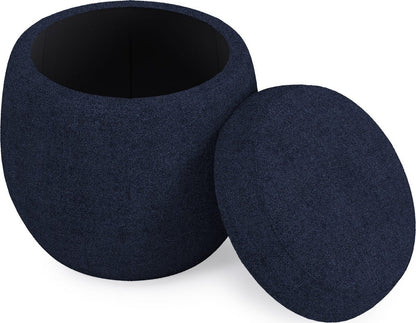 Modus Furniture - Flex Upholstered Ottoman in Blue Jeans Chenille - SRXM88 view 2