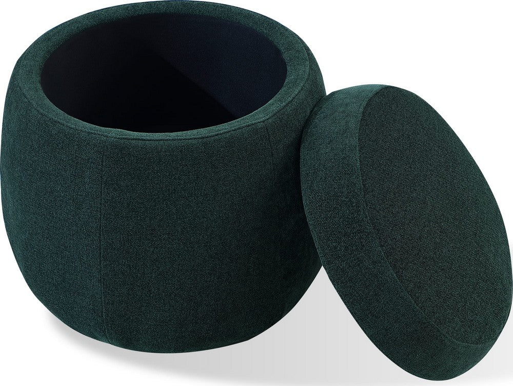 Modus Furniture - Flex Upholstered Ottoman in Emerald Chenille - SRWK88 view 2