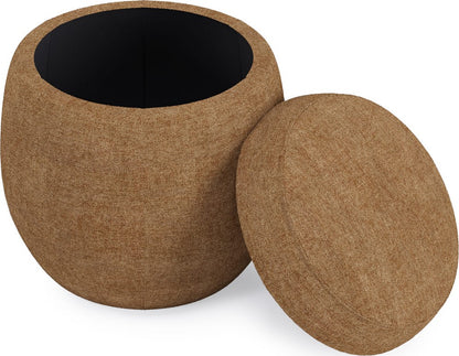 Modus Furniture - Flex Upholstered Ottoman in Porcini Chenille - SRXL88 view 2