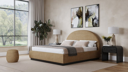Modus Furniture - Flex Upholstered Ottoman in Porcini Chenille - SRXL88 view 3