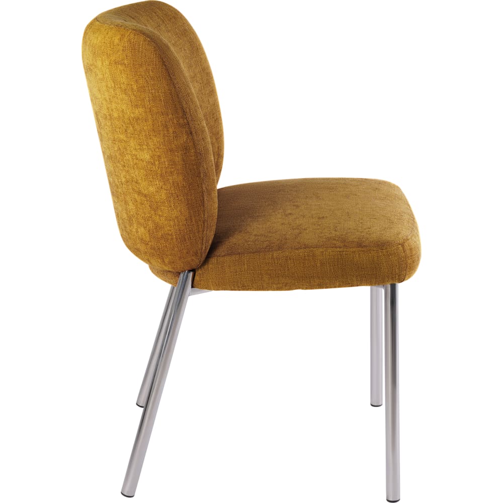 Modus Furniture - Fomo Chenille-upholstered Stainless Steel Base Dining Chair in Pineapple Set of 2 - SWWU64 view 8