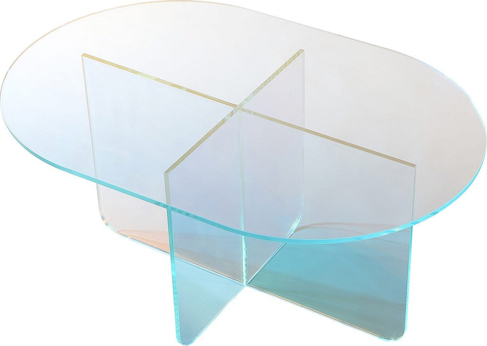 Modus Furniture - Fomo Coffee Table in Iridescent Glass
 - SSWN21 view 1