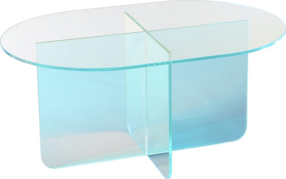 Modus Furniture - Fomo Coffee Table in Iridescent Glass
 - SSWN21 view 3