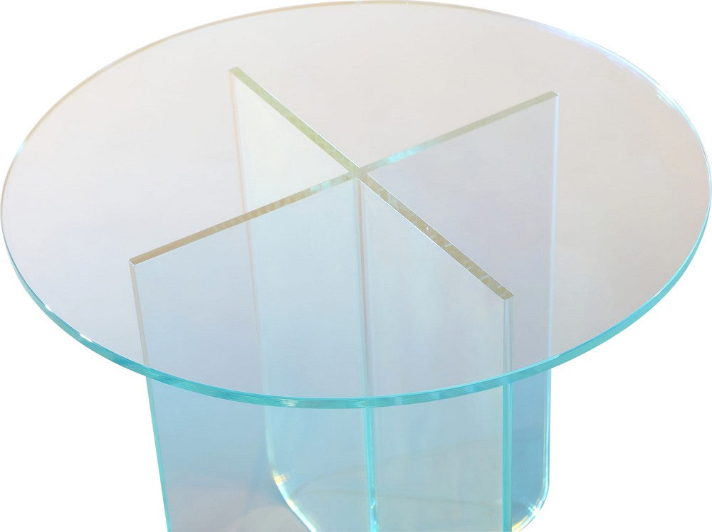 Modus Furniture - Fomo Large End Table in Iridescent Glass - SSWN22L view 2