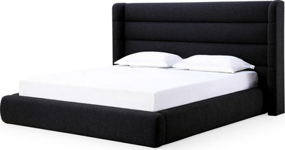 Modus Furniture - Frank California King-size Upholstered Wingback Platform Bed in Ember Boucle - PCRWH6 view 1