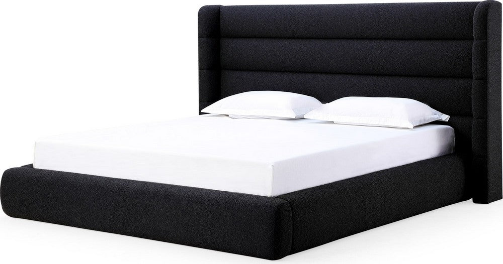 Modus Furniture - Frank Full-size Upholstered Wingback Platform Bed in Ember Boucle (2026) - PCRWN4 view 1