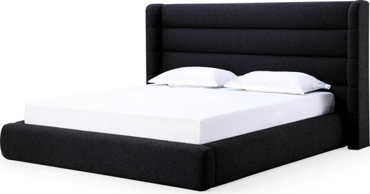 Modus Furniture - Frank King-size Upholstered Wingback Platform Bed in Ember Boucle (2026) - PCRWN7 view 1
