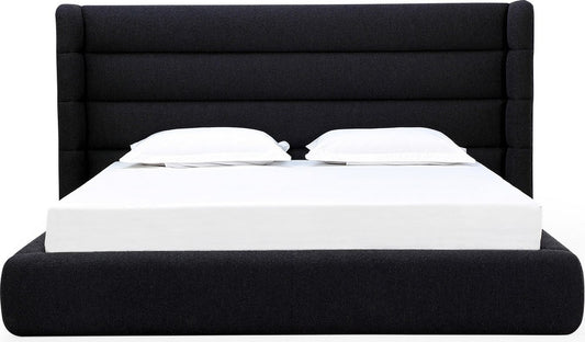 Modus Furniture - Frank Queen-size Upholstered Wingback Platform Bed in Ember Boucle (2026) - PCRWN5 view 2