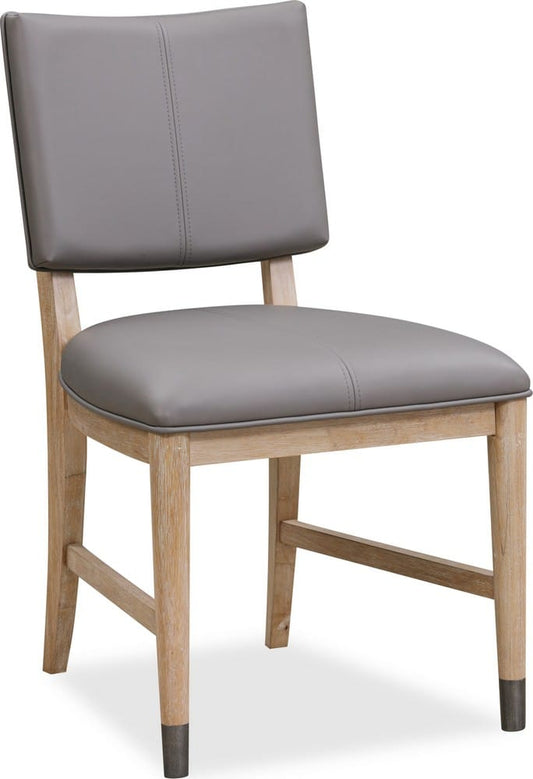 Modus Furniture - Franklin Dining Chair in Au Natural and Gray Leather Set of 2 - MXNK63_2 view 1
