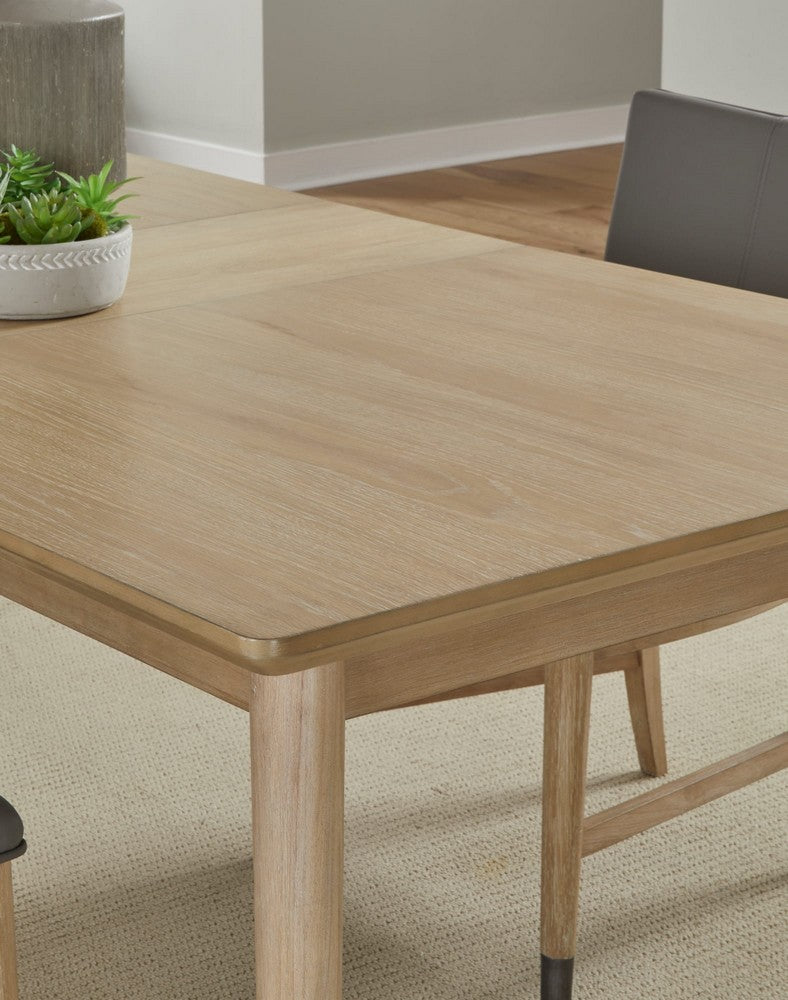 Modus Furniture - Franklin Extendable White Oak Dining Table in Au Natural - MXNK60 view 7