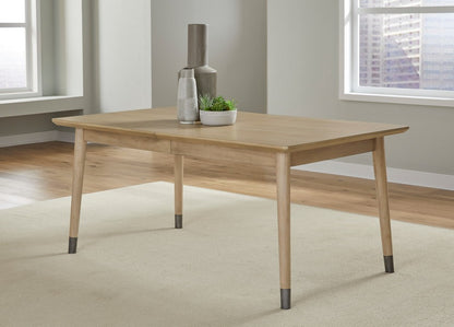Modus Furniture - Franklin Extendable White Oak Dining Table in Au Natural - MXNK60 view 8