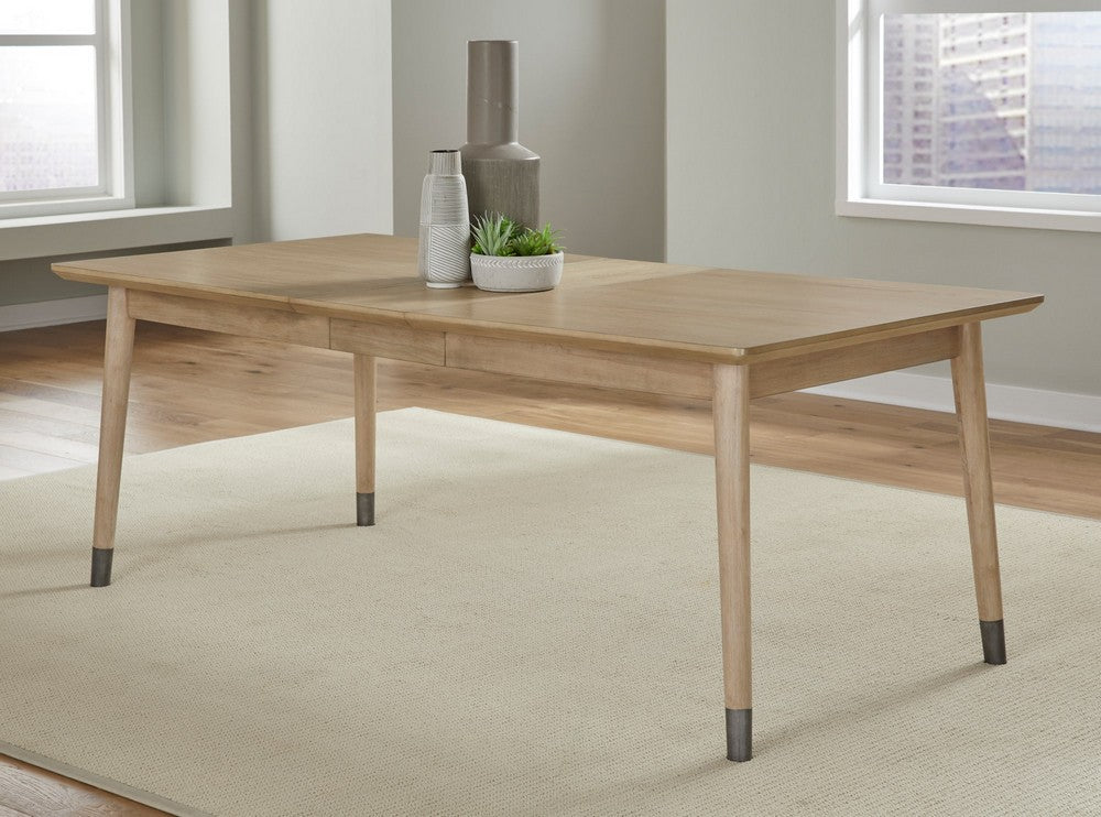 Modus Furniture - Franklin Extendable White Oak Dining Table in Au Natural - MXNK60 view 9
