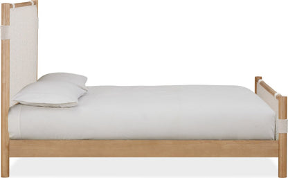 Modus Furniture - Furano Full-size Upholstered Panel Bed in Ginger and Brun Boucle - QDTWJ4 view 3