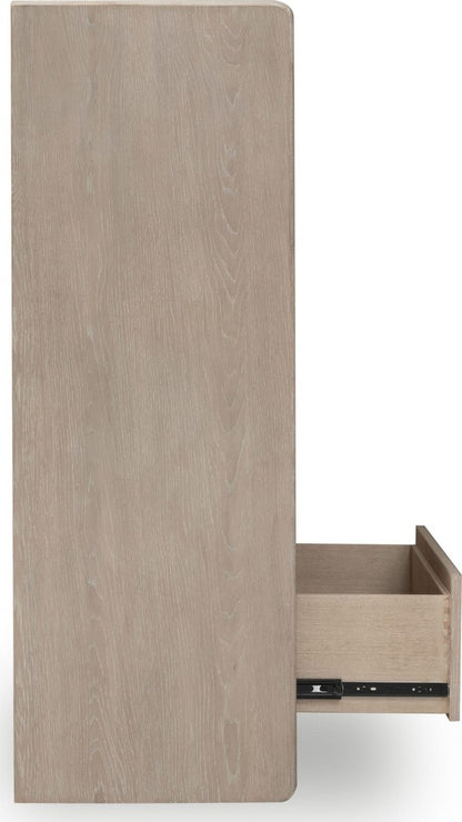 Modus Furniture - Gardenia Five Drawer Oak Wood Chest in Chai - SDTK84 view 4