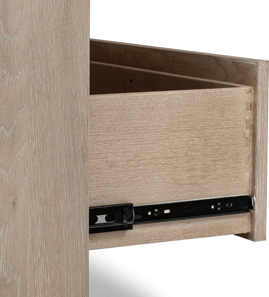 Modus Furniture - Gardenia Five Drawer Oak Wood Chest in Chai - SDTK84 view 8