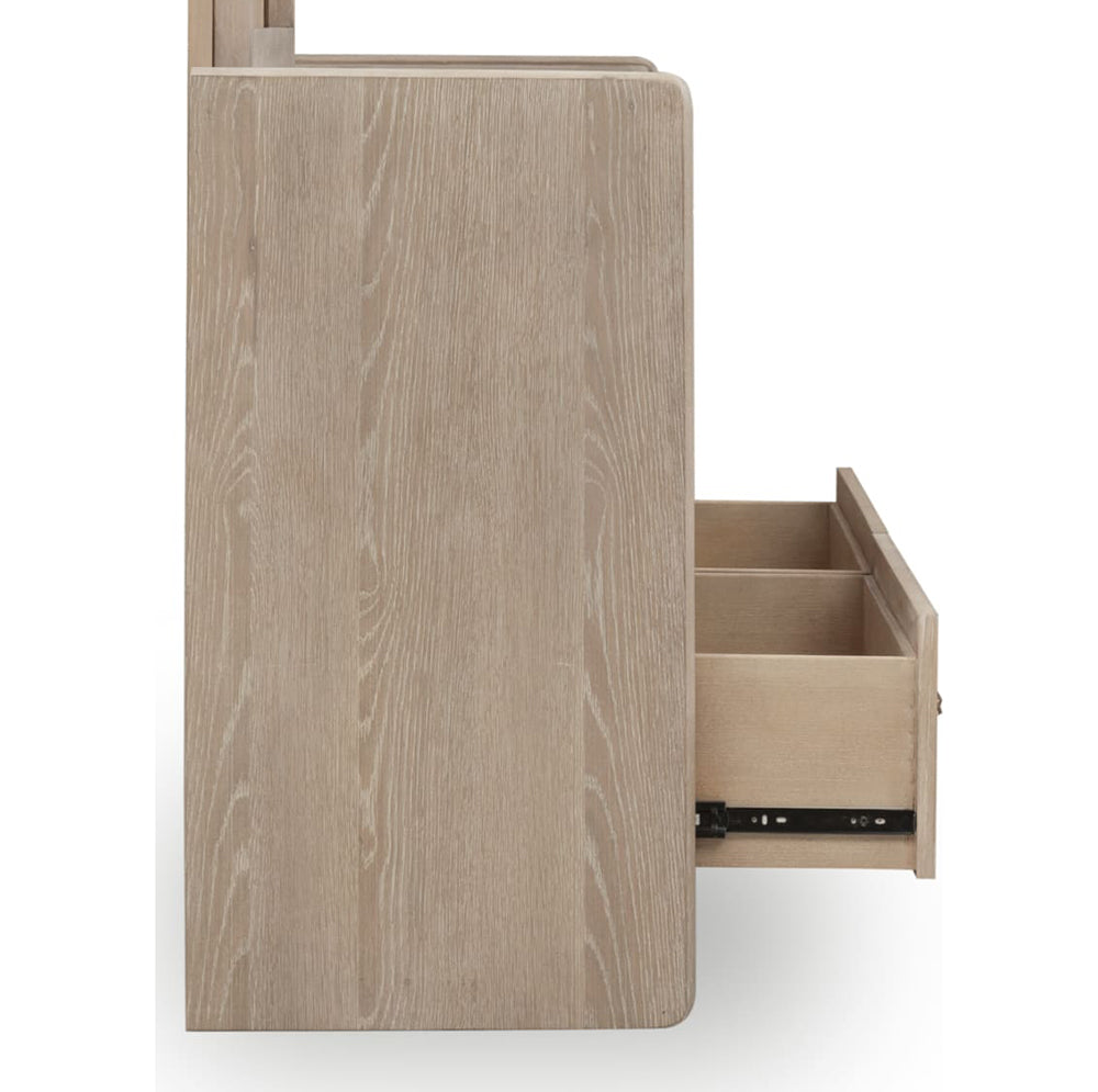 Modus Furniture - Gardenia Six Drawer Oak Wood Dresser in Chai - SDTK82 view 3