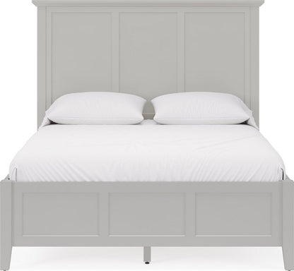 Modus Furniture - Grace California King-size Three Panel Bed in Elephant Grey - PNKGL6 view 2