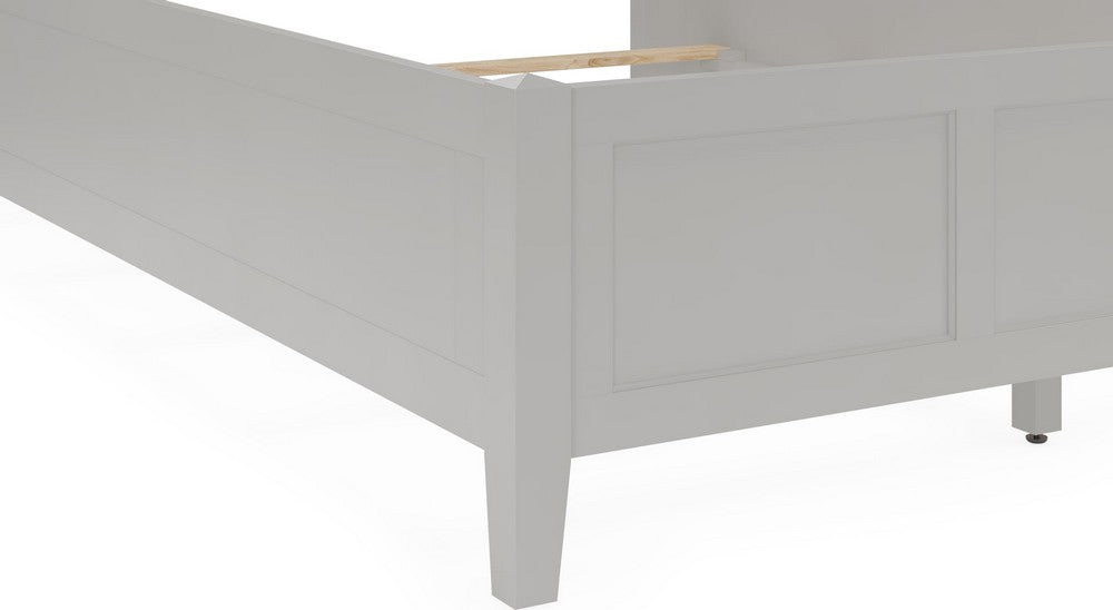 Modus Furniture - Grace California King-size Three Panel Bed in Elephant Grey - PNKGL6 view 4