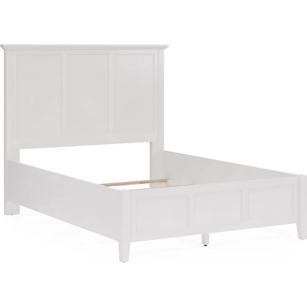 Modus Furniture - Grace California King-size Three Panel Bed in Snowfall White - PNRAL6 view 4