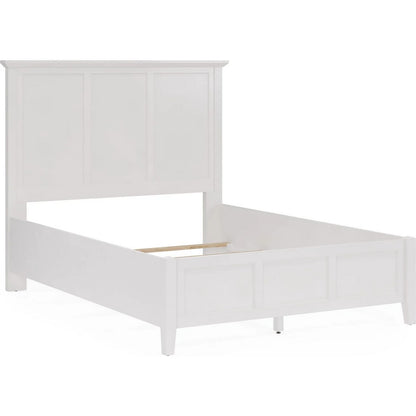Modus Furniture - Grace California King-size Three Panel Bed in Snowfall White - PNRAL6 view 4