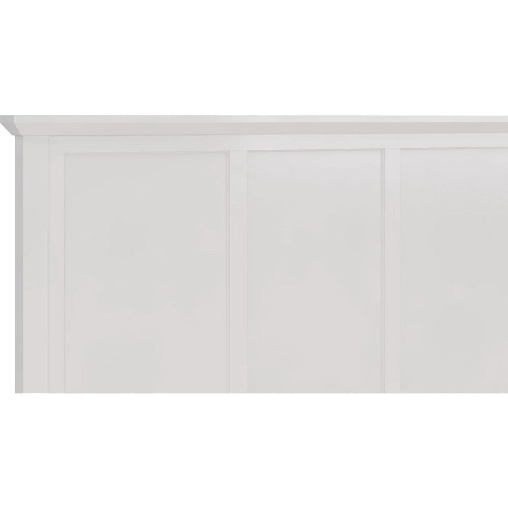 Modus Furniture - Grace California King-size Three Panel Bed in Snowfall White - PNRAL6 view 9