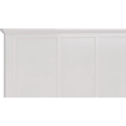 Modus Furniture - Grace California King-size Three Panel Bed in Snowfall White - PNRAL6 view 9