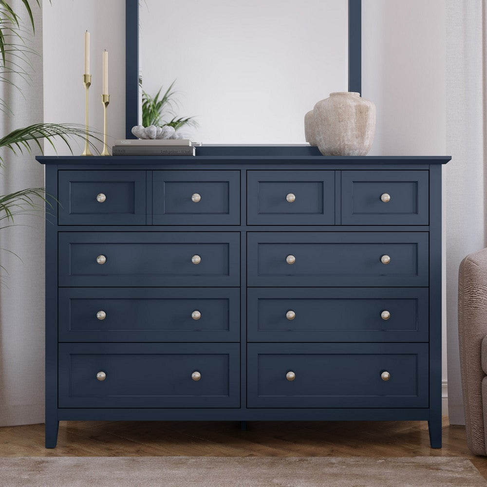 Modus Furniture - Grace Eight Drawer Dresser in Blueberry (2024) - PNKX82A view 5