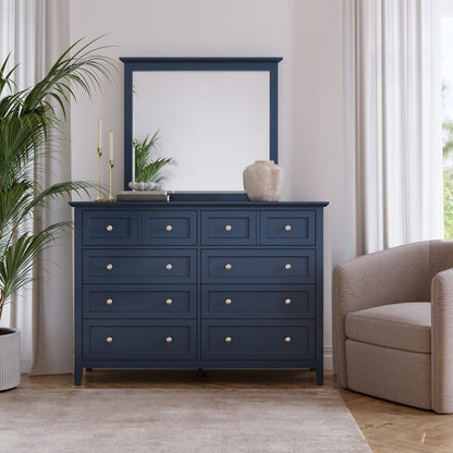 Modus Furniture - Grace Eight Drawer Dresser in Blueberry (2024) - PNKX82A view 6