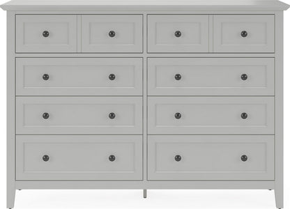 Modus Furniture - Grace Eight Drawer Dresser in Elephant Gray (2024) - PNKG82A view 2