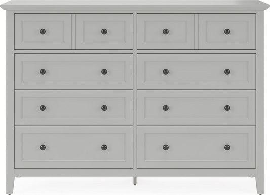 Modus Furniture - Grace Eight Drawer Dresser in Elephant Gray (2024) - PNKG82A view 2