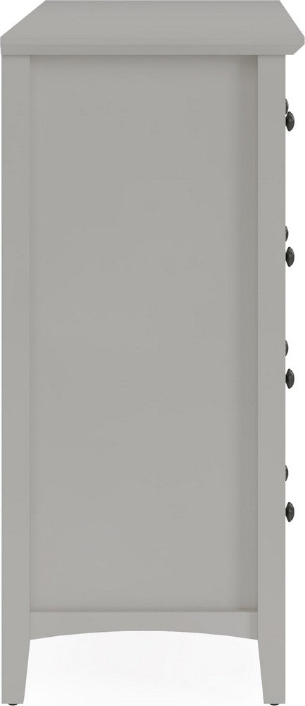 Modus Furniture - Grace Eight Drawer Dresser in Elephant Gray (2024) - PNKG82A view 3