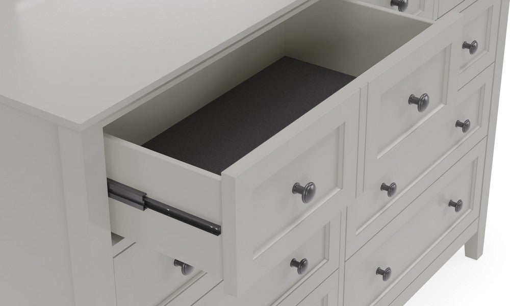 Modus Furniture - Grace Eight Drawer Dresser in Elephant Gray (2024) - PNKG82A view 4