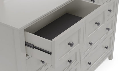 Modus Furniture - Grace Eight Drawer Dresser in Elephant Gray (2024) - PNKG82A view 4