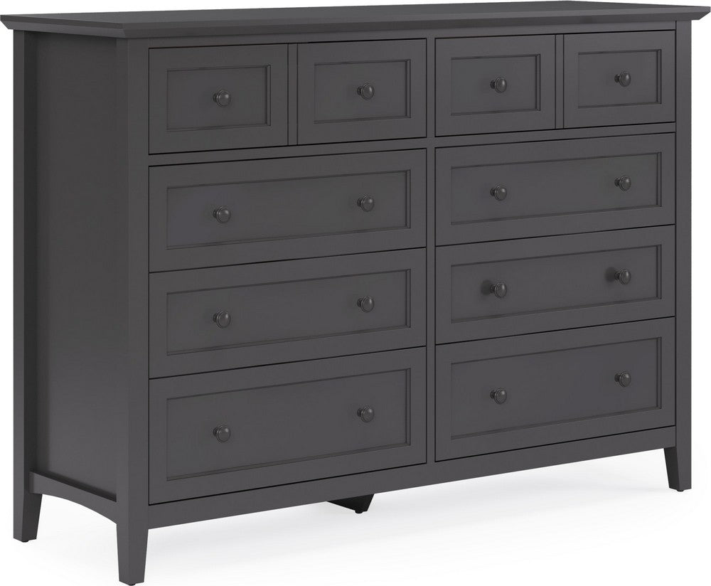 Modus Furniture - Grace Eight Drawer Dresser in Raven Black (2024) - PNRB82A view 1