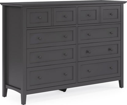 Modus Furniture - Grace Eight Drawer Dresser in Raven Black (2024) - PNRB82A view 1