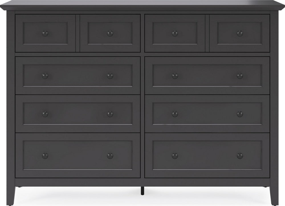 Modus Furniture - Grace Eight Drawer Dresser in Raven Black (2024) - PNRB82A view 2