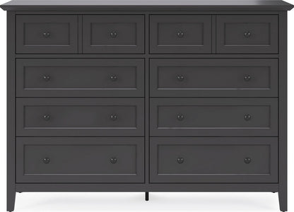 Modus Furniture - Grace Eight Drawer Dresser in Raven Black (2024) - PNRB82A view 2
