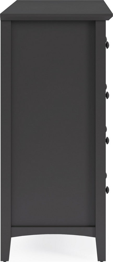 Modus Furniture - Grace Eight Drawer Dresser in Raven Black (2024) - PNRB82A view 3