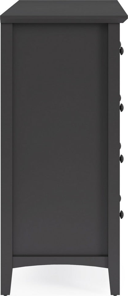 Modus Furniture - Grace Eight Drawer Dresser in Raven Black (2024) - PNRB82A view 3
