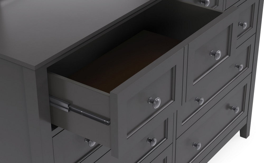 Modus Furniture - Grace Eight Drawer Dresser in Raven Black (2024) - PNRB82A view 4