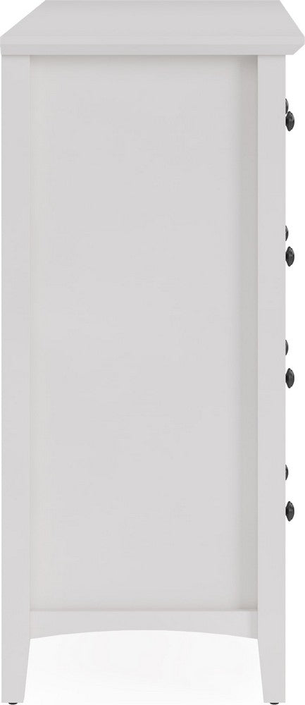 Modus Furniture - Grace Eight Drawer Dresser in Snowfall White (2024) - PNRA82A view 3
